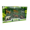 LEAN TOYS Set de figuras de fauna africana canguro cebra