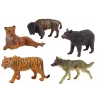 LEAN TOYS Set de figuras de animales salvajes africanos oso tigre