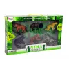 LEAN TOYS Set de figuras de animales salvajes africanos oso tigre