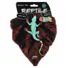 LEAN TOYS Agama Lizard Sailboat Figura de goma elástica realista 16 cm