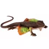 LEAN TOYS Agama Lizard Webbed Figura de goma elástica realista 13 cm