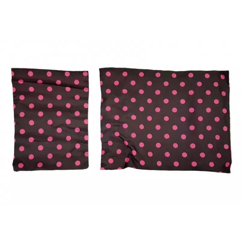 LEAN TOYS Alice Black con cama rosa para muñecas