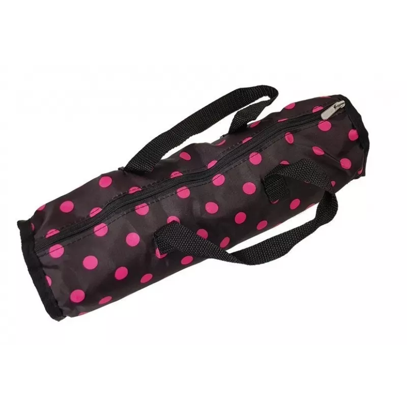 LEAN TOYS Alice Black con cama rosa para muñecas
