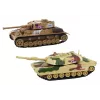 LEAN TOYS Tanque de Aluminio con Motor de Fricción, Varios Colores