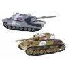 LEAN TOYS Tanque de Aluminio con Motor de Fricción, Varios Colores