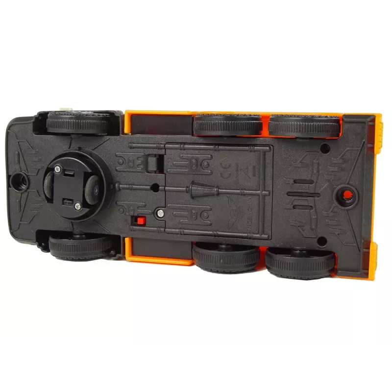 LEAN TOYS Ambulancia coche a batería con luz y sonido