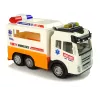 LEAN TOYS Ambulancia coche a batería con luz y sonido