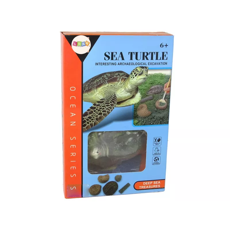 LEAN TOYS Ammonite Tortuga Kit Educativo de Excavación