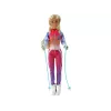 LEAN TOYS Muñeca Anlily niña con 4 accesorios de esquí deportivo