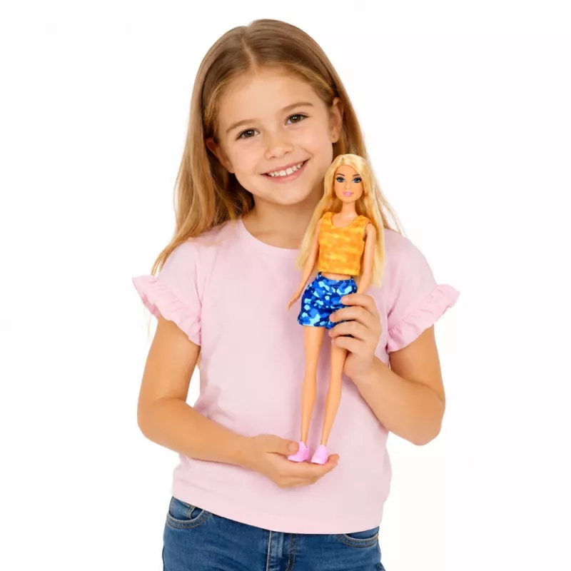 Set de muñeca Anlily de LEAN TOYS con gran helicóptero, rotores móviles y muñeca de moda – lila