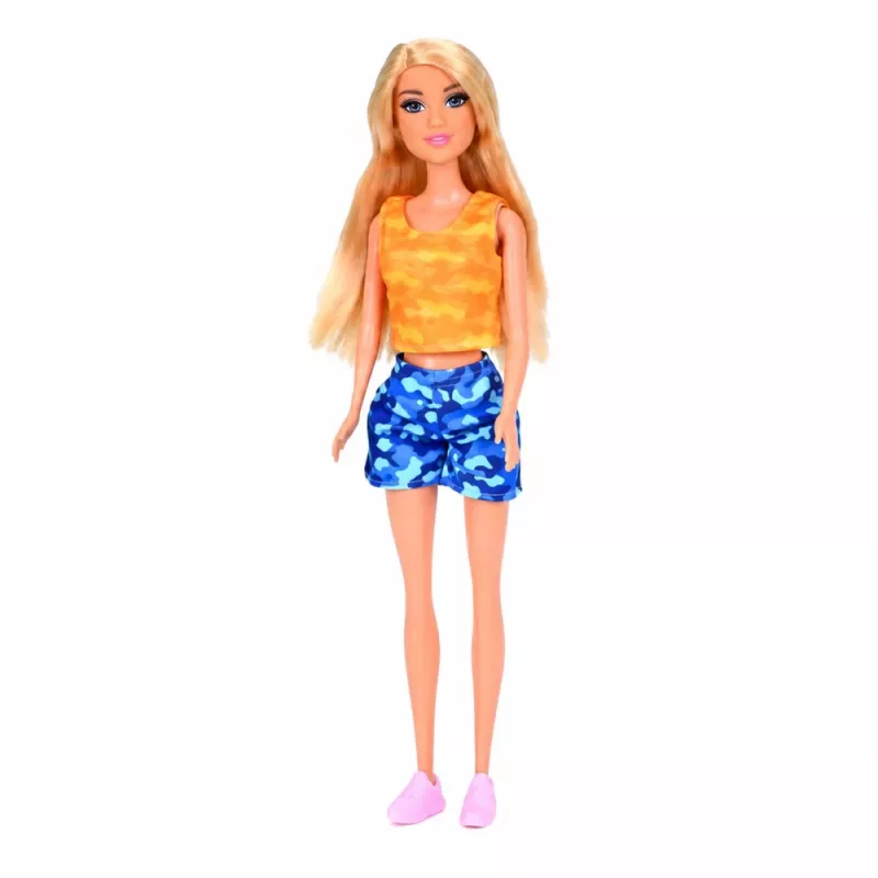 Set de muñeca Anlily de LEAN TOYS con gran helicóptero, rotores móviles y muñeca de moda – lila