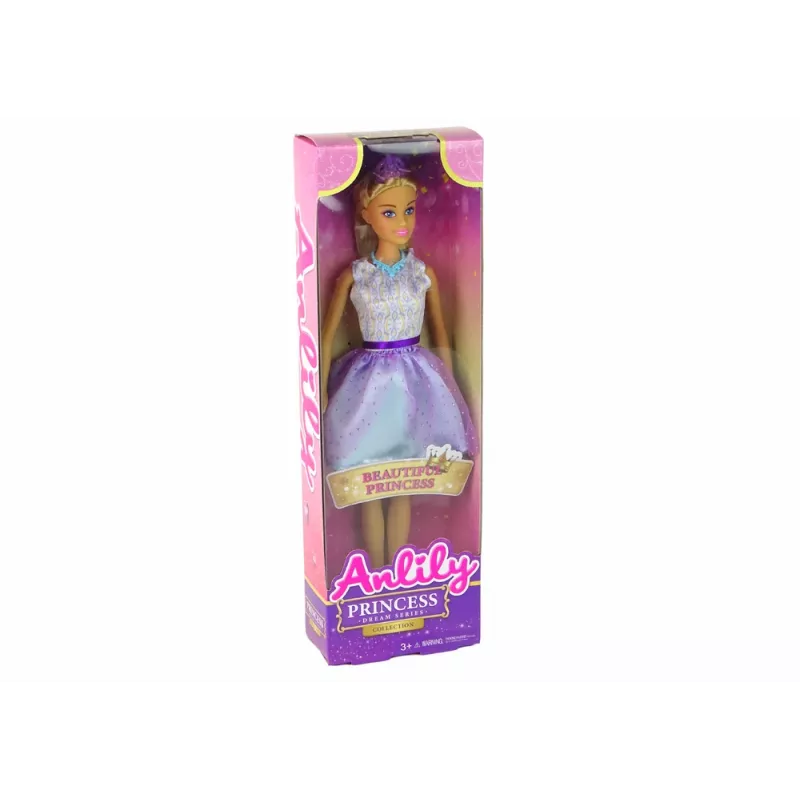 LEAN TOYS Muñeca princesa Anlily Violet Queen