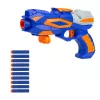 LEAN TOYS Pistola de juego arcade dardos de espuma diana electrónica contador