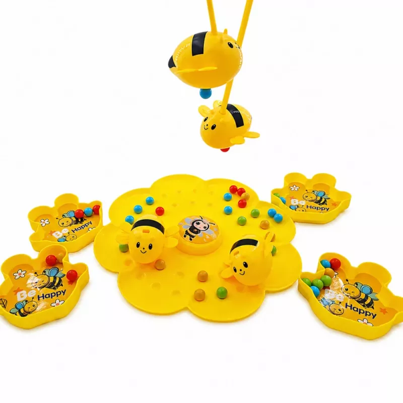 LEAN TOYS Juego de mesa de fiesta Arcade Abejas magnéticas