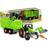 LEAN TOYS Tractor de montaje con remolque abierto 43 cm