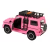LEAN TOYS Coche todoterreno rosa V12 turbina