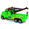 LEAN TOYS Coche grúa de asistencia en carretera 1:10 verde cuerda