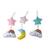 LEAN TOYS Móvil de cuna Sky Sound Rosa
