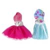 LEAN TOYS Muñeca bebé Emily con accesorios y vestidos extraíbles
