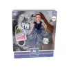 LEAN TOYS Muñeca bebé Emily con columpio y flores
