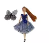 LEAN TOYS Muñeca bebé Emily con columpio y flores
