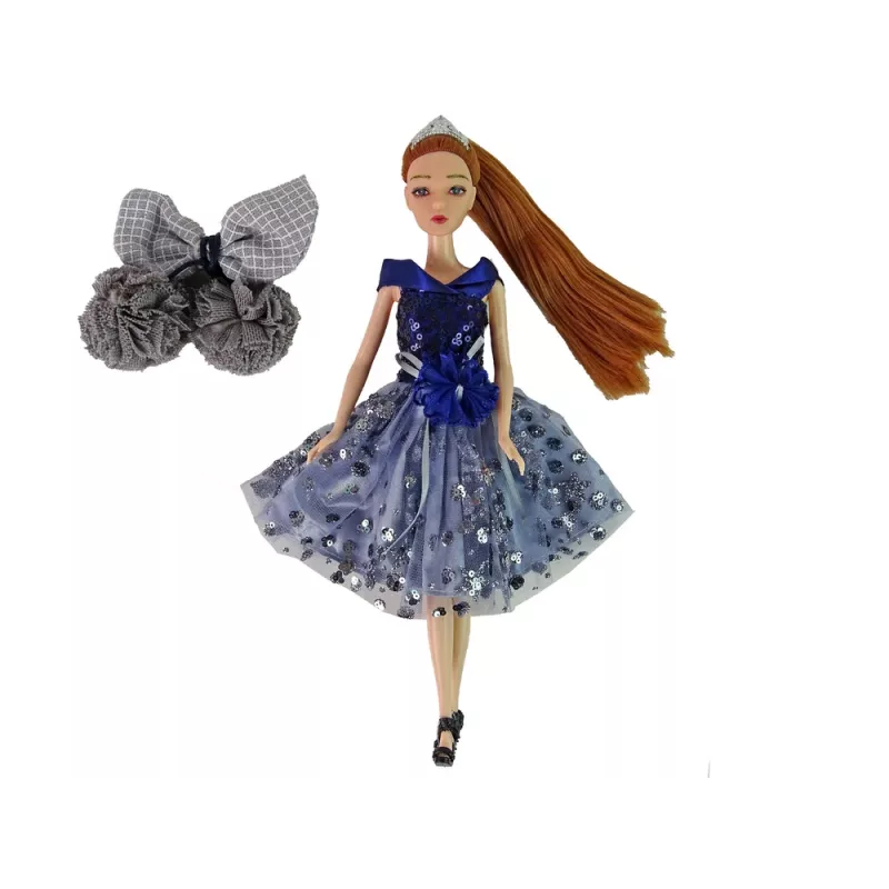 LEAN TOYS Muñeca bebé Emily con columpio y flores