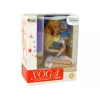 LEAN TOYS Muñeca Bebé Esterilla de Yoga Pelo Largo Rubio