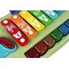 LEAN TOYS Piano de cola bebé con platillos y teclas iluminadas, juguete musical
