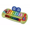 LEAN TOYS Piano de cola bebé con platillos y teclas iluminadas, juguete musical