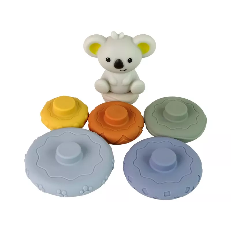 LEAN TOYS Pirámide koala bebé