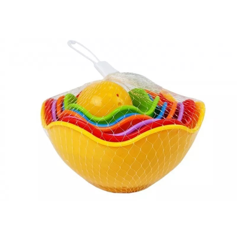 LEAN TOYS Pirámide de conchas para bebé