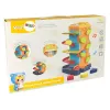 LEAN TOYS Clasificador de bloques educativo con tobogán de bolas y piano