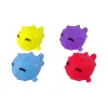 LEAN TOYS Juguete de baño mini baloncesto perro pez de goma