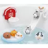 LEAN TOYS Juguetes de baño Pets Farm Slide Cesta colador 10 pcs