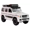 LEAN TOYS Coche todoterreno a pilas blanco