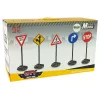LEAN TOYS Gran set de señales de tráfico educativas 82 cm
