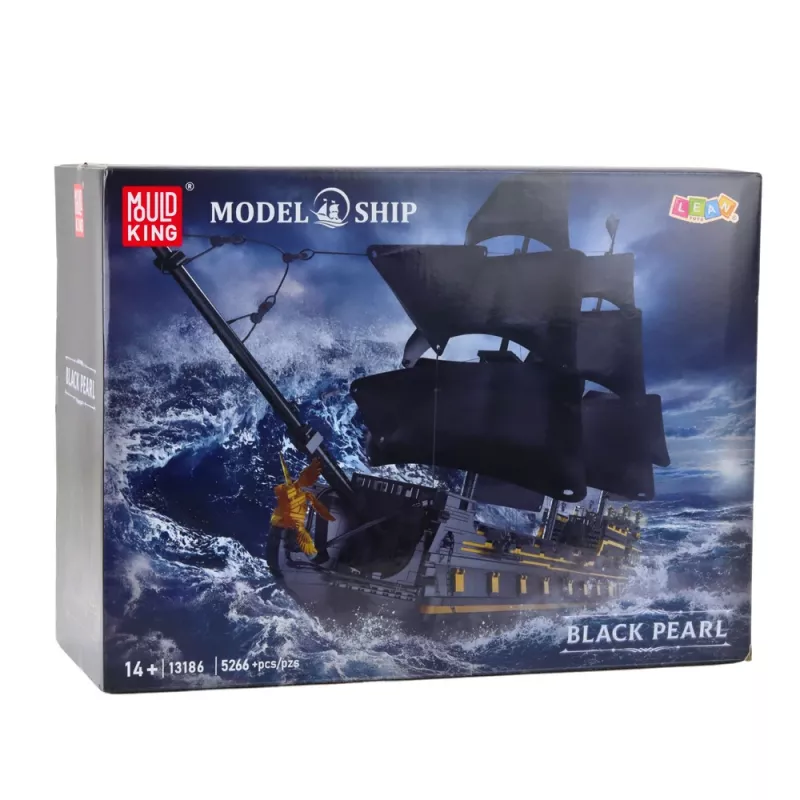 LEAN TOYS Black Pearl Barco pirata Set de bloques de construcción (5266 piezas)