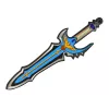 LEAN TOYS Set de espada y escudo Blue Warrior de espuma EVA
