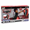 LEAN TOYS Set de entrenamiento de boxeo Muay Thai 2 en 1 con guantes y palas de enfoque, negro