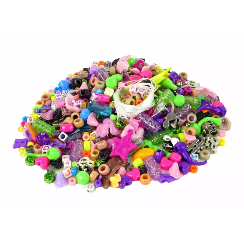 LEAN TOYS Set de Creación de Pulseras Abalorios Colgantes Joya Unicornio
