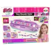 LEAN TOYS Set de creación de pulseras con cuentas de colores y caja de almacenamiento