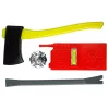 LEAN TOYS Set de brigada extintor máscara de agua casco rojo