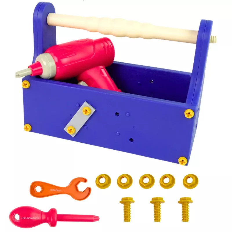 LEAN TOYS Bloques de construcción en caja kit DIY con destornillador