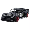 LEAN TOYS Bloques de construcción coche deportivo Mustang Hoonicorn V2 Set - 3201 piezas, escala 1:8, plástico ABS