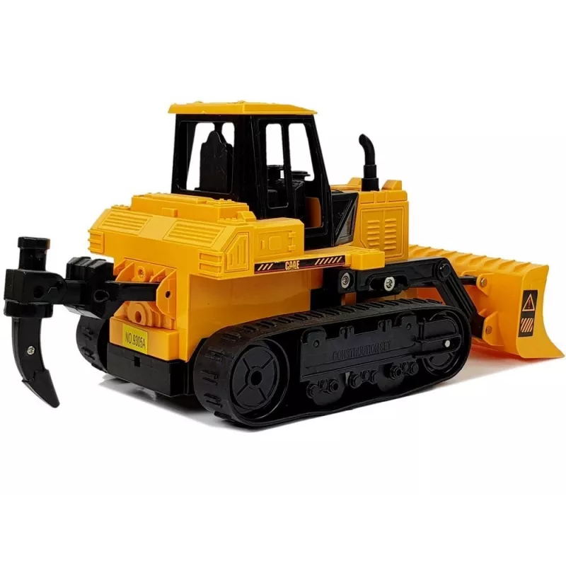 LEAN TOYS Bulldozer con orugas, control remoto por gestos, 2.4G, 1:28