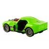 LEAN TOYS Coche 1:14 verde deportivo sonido luz vehículo