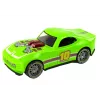 LEAN TOYS Coche 1:14 verde deportivo sonido luz vehículo