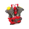 LEAN TOYS Motor de coche para el pequeño mecánico montaje DIY con luz y sonido