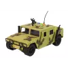 LEAN TOYS Coche militar vehículo de fricción camuflaje arena luz y sonidos