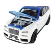 LEAN TOYS Coche R/C 1:20 blanco y azul teledirigido